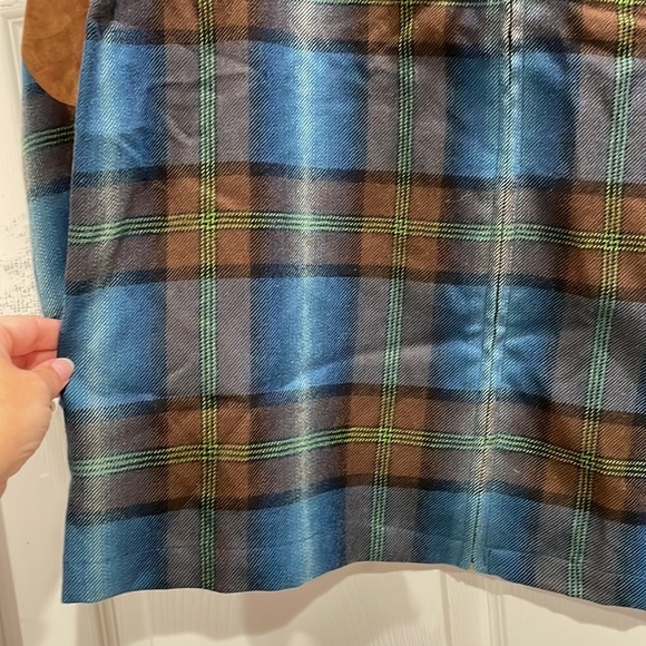 Lauren Ralph Lauren Plaid Wool Oversized Shacket Jacket S - Picture 6 of 8